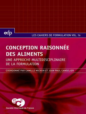 cover image of Conception raisonnée des aliments